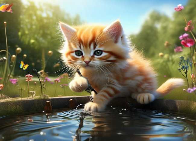 小猫钓鱼小故事（小猫钓鱼小故事简短）