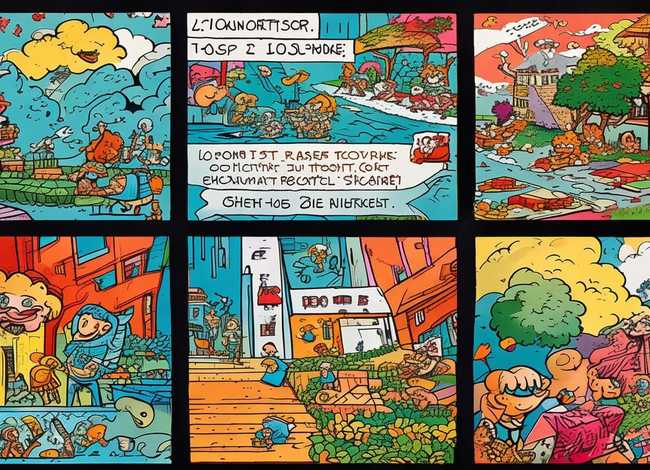 故事简笔画6格连环画、故事简笔画6格连环画图片