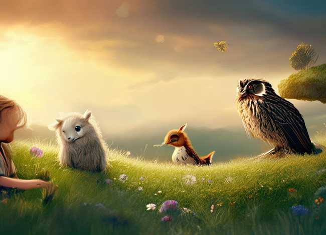 儿童睡前动物故事100篇狼偷鸡 幼儿睡前故事动物