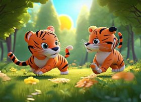 儿童故事两只老虎视频（两只老虎的故事视频）