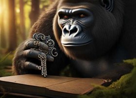 大猩猩故事书、大猩猩故事书钥匙