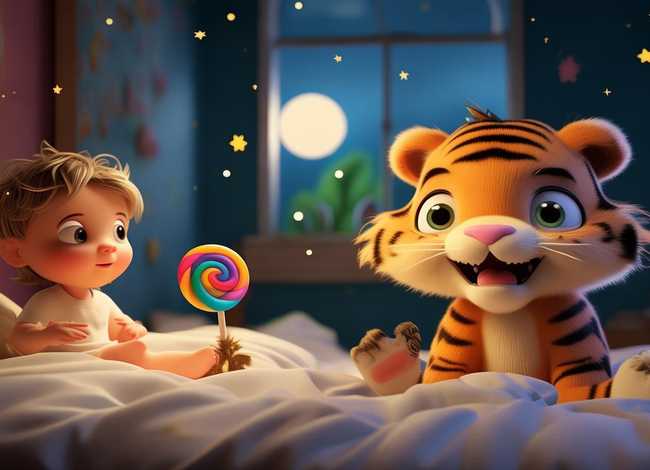 老虎吃糖睡前故事儿童(幼儿故事老虎吃糖) 老虎吃糖睡前故事儿童(幼儿故事老虎吃糖)