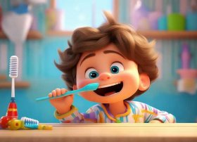 儿童刷牙故事小班、幼儿园小班刷牙绘本故事