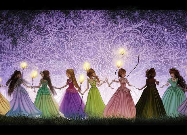 十二个公主的故事、十二个公主的故事脉络图