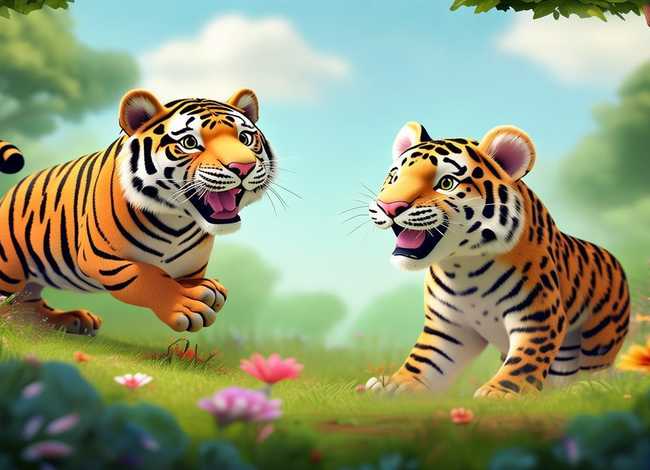 老虎和豹子的儿童故事、老虎和豹子的故事明白什么道理 老虎和豹子的儿童故事、老虎和豹子的故事明白什么道理