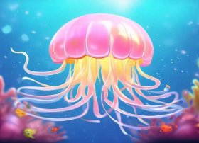 水母儿童版，水母儿童图片