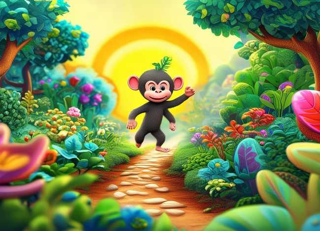 绘本故事小猴子下山 - 小猴子下山绘本故事的设计意图 绘本故事小猴子下山 - 小猴子下山绘本故事的设计意图