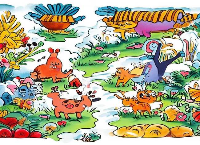 古代寓言故事儿童画，中国古代寓言故事简笔画大全