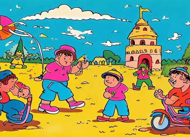 80年代儿童画；80年代儿童画册