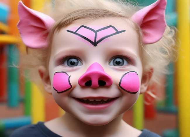 小猪儿童故事表演妆容（小猪猪儿童妆容）