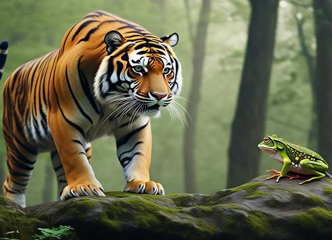 老虎和青蛙的故事原文、老虎和青蛙的故事