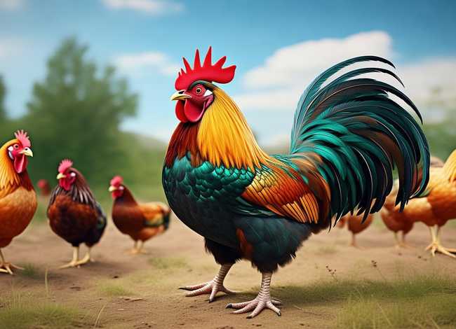 大公鸡比美的故事 - 大公鸡比美的故事拼音版