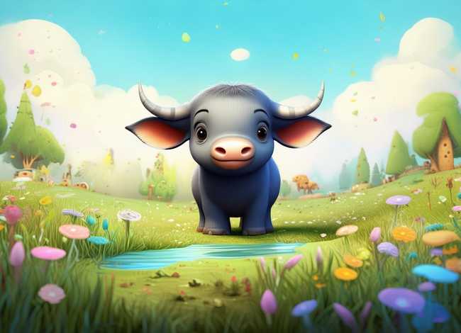 水牛的故事儿童,小水牛的故事文字版 水牛的故事儿童,小水牛的故事文字版