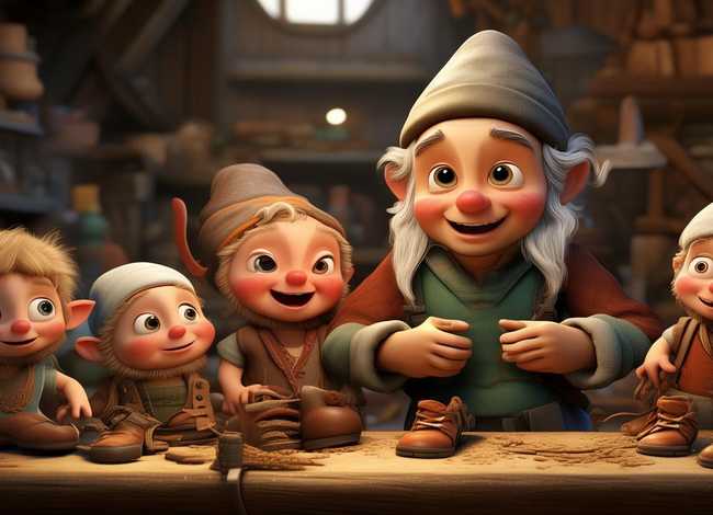 儿童故事鞋匠与小矮人、鞋匠与小矮人故事视频