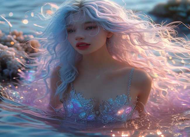 少儿睡前故事小美人鱼，少儿睡前故事小美人鱼图片