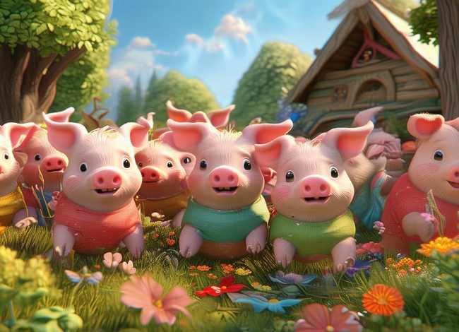 小猪故事儿童完整3-6岁 - 幼儿小猪故事