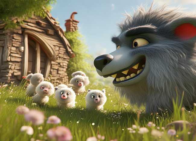 大灰狼和七只小羊故事简短；大灰狼和七只小羊故事简短版