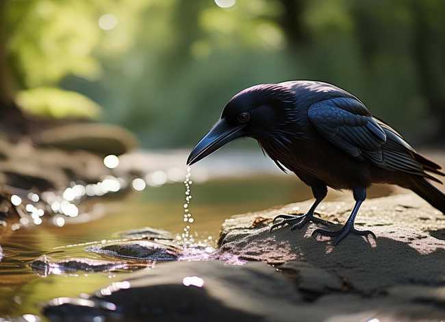 乌鸦喝水故事简单版、乌鸦喝水故事简单版图片 乌鸦喝水故事简单版、乌鸦喝水故事简单版图片