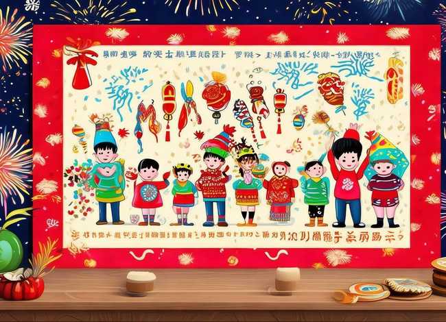 元旦节儿童手抄报诗歌故事童谣 小学生元旦手抄报内容元旦诗歌