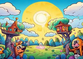 儿童故事封面绘画；幼儿故事封面绘画创作