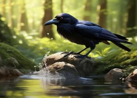 儿童故事乌鸦喝水拼音版阅读全文；乌鸦喝水的故事文字版带拼音