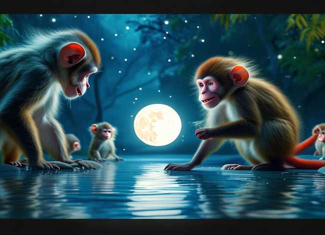 儿童经典睡前故事猴子捞月亮 - 幼儿睡前故事猴子捞月亮 儿童经典睡前故事猴子捞月亮 - 幼儿睡前故事猴子捞月亮