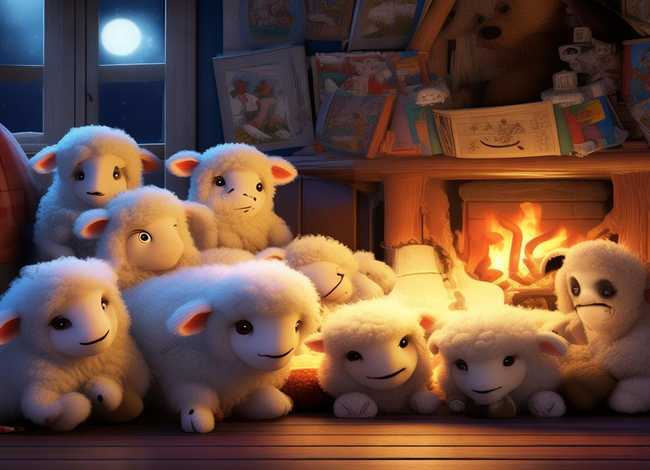儿童睡前故事七只小羊文字；睡前故事大全七只小羊和狼