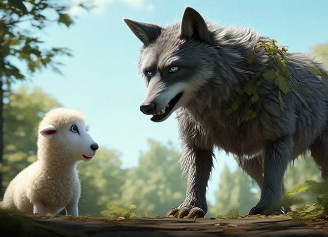 大灰狼吃小羊的故事在线听 大灰狼吃小羊的故事在线听书