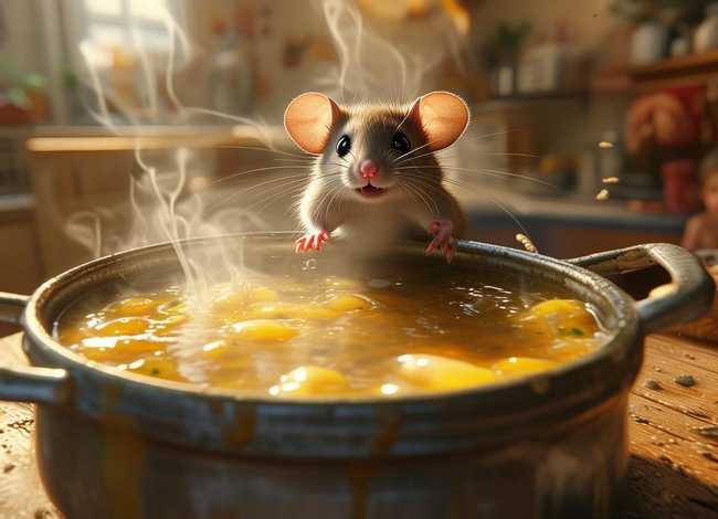 一个老鼠害了一锅汤儿童故事；一个老鼠坏了一锅汤成语故事