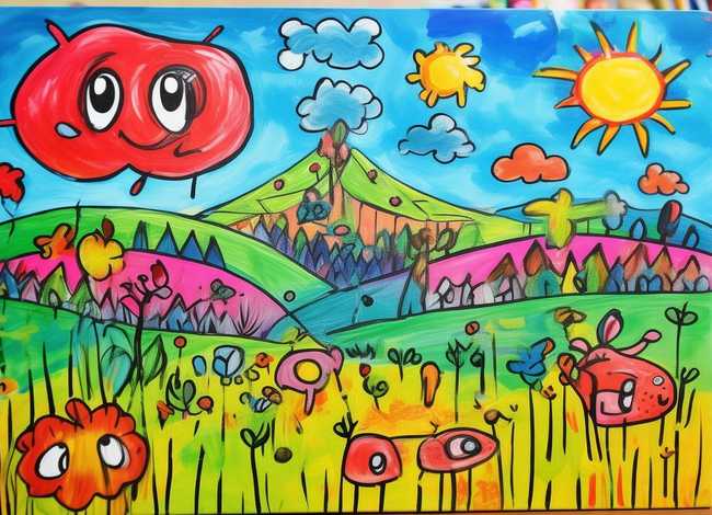 儿童简易画、儿童简易画画3-6岁