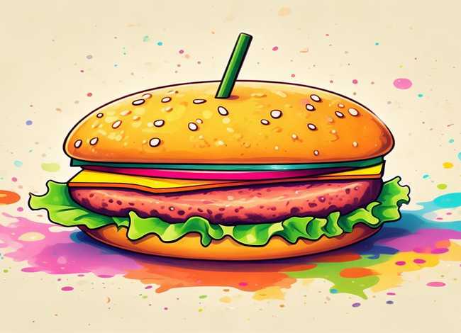 儿童简易画汉堡;儿童简易画汉堡图片 儿童简易画汉堡;儿童简易画汉堡图片