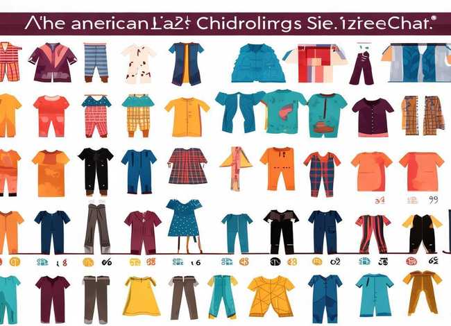 美国儿童衣服尺码对照表 美国儿童衣服尺码对照表图片