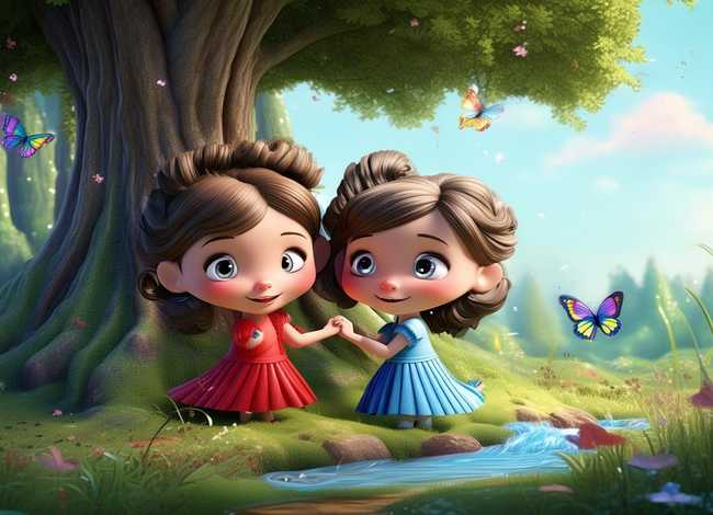 好姐妹的儿童故事，有关姐妹的故事