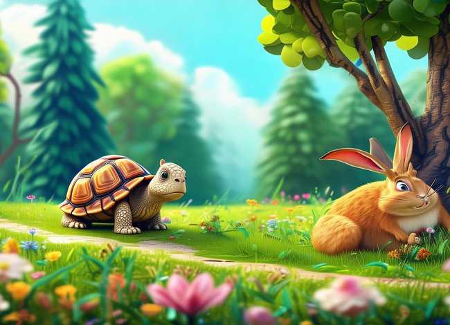 儿童简短小故事龟兔赛跑 龟兔赛跑简短小故事 幼儿 儿童简短小故事龟兔赛跑 龟兔赛跑简短小故事 幼儿