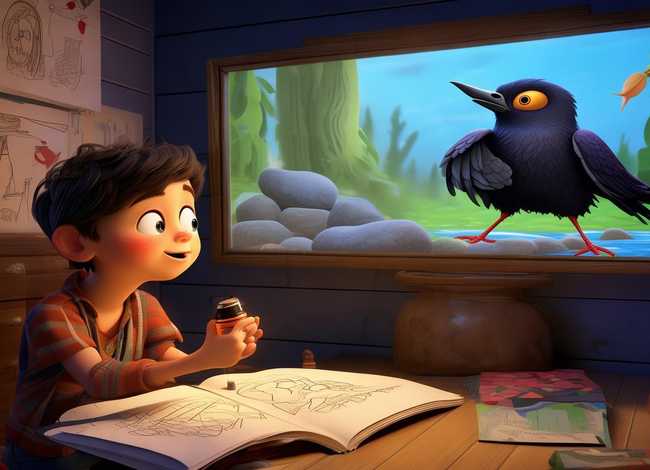 少儿讲故事乌鸦喝水 少儿讲故事乌鸦喝水视频一等奖