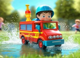 洒水车玩具视频儿童故事 - 玩具洒水车视频儿歌