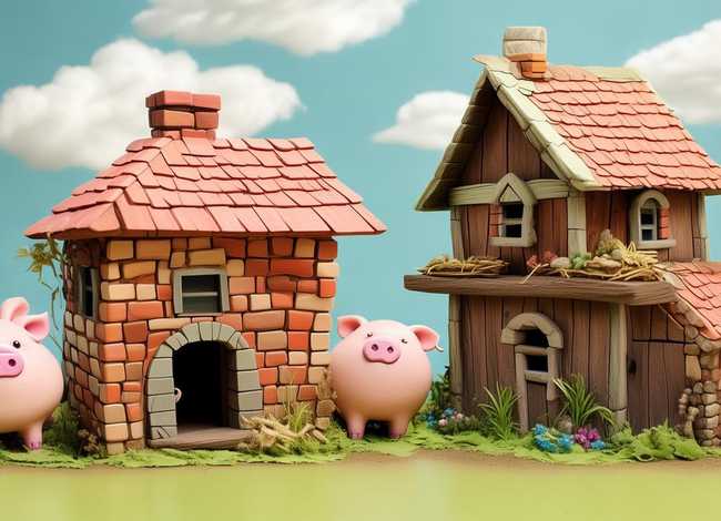 三只小猪盖房子幼儿故事 - 三只小猪盖房子幼儿故事图片 三只小猪盖房子幼儿故事 - 三只小猪盖房子幼儿故事图片