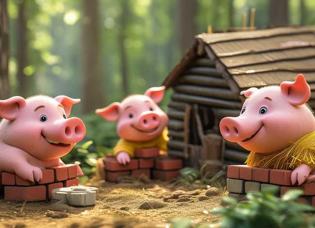 儿童故事在线听三只小猪盖房子，三只小猪盖房子故事在线收听
