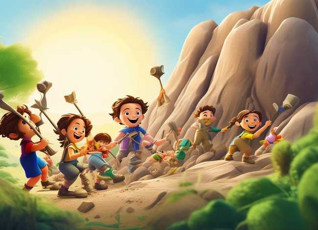 愚公移山的故事幼儿版，愚公移山的故事幼儿园