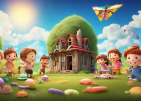 快乐的儿童故事配乐；幼儿故事配乐 欢快