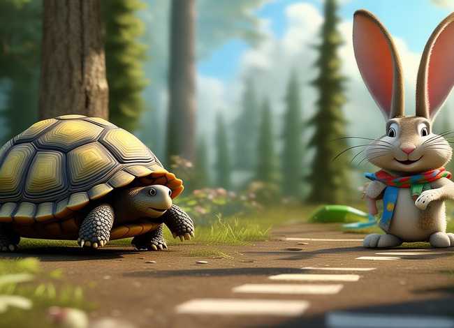 新编儿童故事龟兔赛跑自己编;自编龟兔赛跑的故事 新编儿童故事龟兔赛跑自己编;自编龟兔赛跑的故事