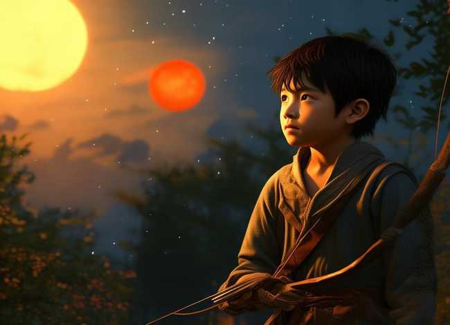 后羿射日儿童故事睡前；睡前故事 后羿射日