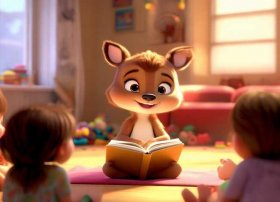 小鹿姐姐讲儿童故事；少儿频道小鹿姐姐讲故事