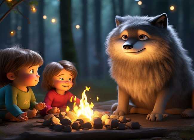 大灰狼故事儿童完整3-6岁 少儿大灰狼的故事