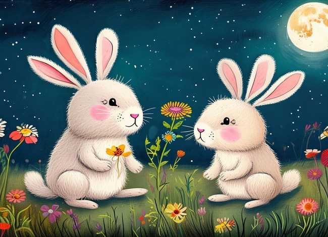 儿童手绘故事兔子的友谊（兔子的友谊这个故事告诉我们）