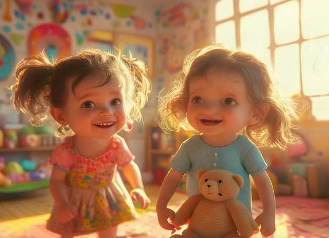 儿童姐妹视频 - 儿童姐妹照片