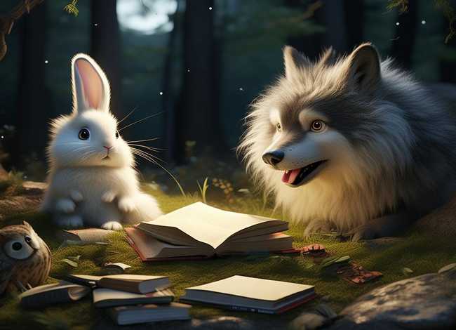 小白兔和大灰狼的睡前故事、小白兔和大灰狼的睡前故事在线听