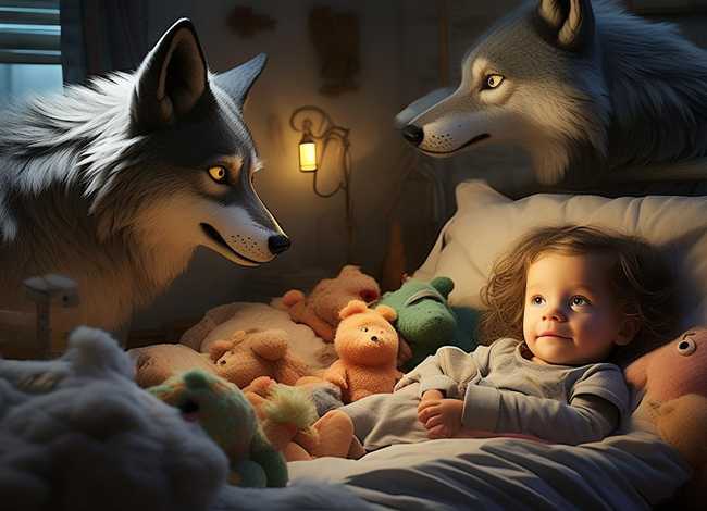 小孩睡前大灰狼故事、小孩睡前大灰狼故事大全