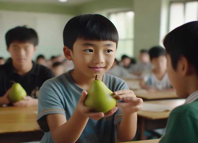 孔融让梨的故事简单版，孔融让梨的故事简单版本