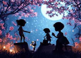 趣味儿童影子故事、幼儿影子故事